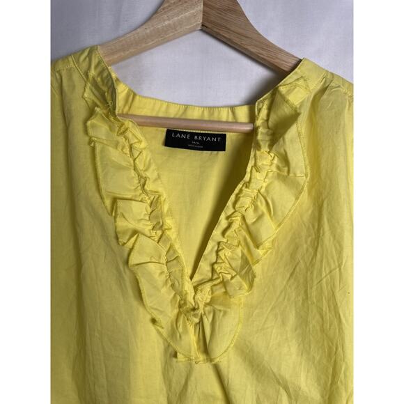 Lane Bryant‎ Ruffle Top Womens Plus Sz 14/16 Officecore Professional Careercore - Picture 2 of 8